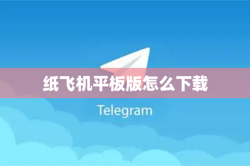 纸飞机平板版怎么下载