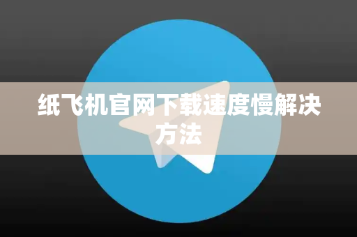 纸飞机官网下载速度慢解决方法