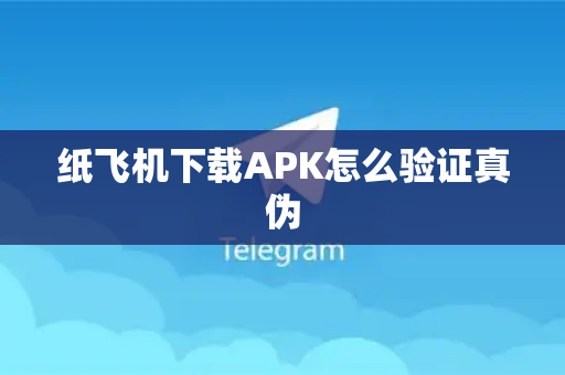 纸飞机下载APK怎么验证真伪