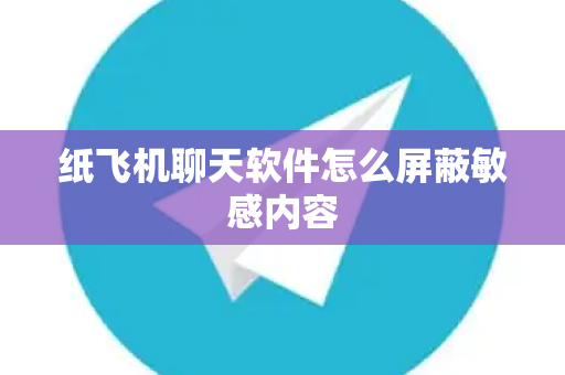 纸飞机聊天软件怎么屏蔽敏感内容
