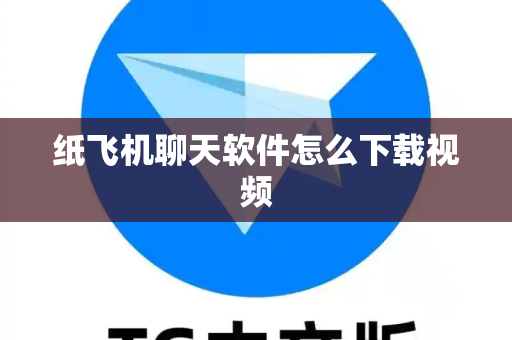 纸飞机聊天软件怎么下载视频