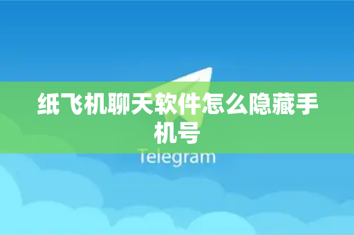 纸飞机聊天软件怎么隐藏手机号