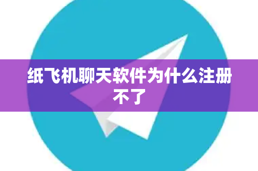 纸飞机聊天软件为什么注册不了