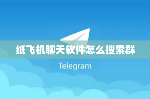 纸飞机聊天软件怎么搜索群