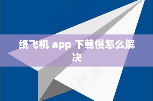 纸飞机 app 下载慢怎么解决