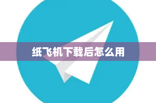 纸飞机下载后怎么用