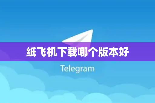 纸飞机下载哪个版本好
